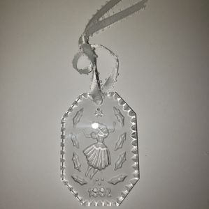 Vintage Waterford Crystal Christmas Ornament, 1992